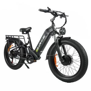 Bicicleta Eléctrica de 2000W con Motor Trasero, Batería de Litio de 21AH, Cuadro de Aluminio, Sistema de Discos de 48V, 20*2.8'', 7 Velocidades - Product Image 1