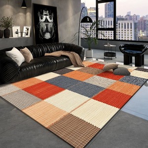 <span class=keywords><strong>Tappeto</strong></span> <span class=keywords><strong>Moderno</strong></span> per Soggiorno con Design Contemporaneo, in Poliestere Sottile, Antimacchia e Antiscivolo con Base in Lattice - Product Image 3