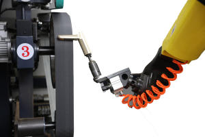 Machine de polissage de vilebrequin CNC de haute précision, bras robotisé de meulage de moyeu de roue en acier inoxydable, polissage de siège de soupape - Product Image 5