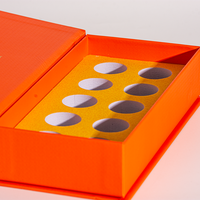 Boîte en papier rigide magnétique de style livre personnalisée avec insert en EVA pour l'emballage de produits de beauté, de soins de la peau et de soins de santé, vente en gros de haute qualité