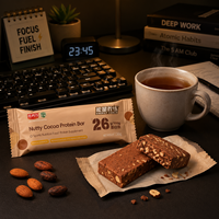 Usine de barres protéinées au chocolat personnalisées pour la gym, le fitness, l'alimentation saine, la gestion de la santé, la nutrition diététique, vente en gros en vrac, boîte
