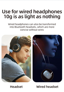 BT 5.3 Transmitter AUX Blue Tooth <strong>Receiver</strong> <strong>2</strong> <strong>in</strong> <strong>1</strong> 3.5mm Auto <strong>Audio</strong> Adapter Car Kit Universal Mp3 Silver Wireless Adapter for Car - Product Image 6