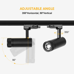현대 디밍이 가능한 트랙 스포트라이트 눈부심 방지 10w 15w 20w 24w 30w 32w 36w 40w 줌 가능 Led 트랙 라이트 - Product Image 2