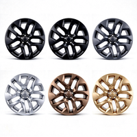 Jantes en alliage forgé sur mesure 18-24 pouces 9.5J ET 45mm 5x120 Noir Multi-branches pour Land Rover Range Rover Discovery Jaguar