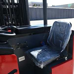 รถยกไฟฟ้าแบบ Reach Truck ขนาด 2 ตัน 2.5 ตัน เสาสามท่อนสูง 8-12 เมตร ใช้แบตเตอรี่ตะกั่วกรด พร้อมอุปกรณ์ย้ายด้านข้างแบบไฟฟ้า รุ่น CQD15 - Product Image 2