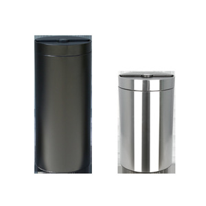 Hmtpc Smart Trash Can Stainless Steel <b>Round</b> Sensor Operated Touchless Automatic For Home Use - Product Image 2