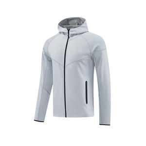 Kualitas tinggi pas badan pria jaket latihan sepak bola grosir musim dingin setelan olahraga lari inferonal pakaian sepak bola bertudung lengan panjang - Product Image 3