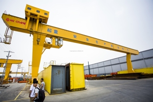 L Type Single Girder Gantry <b>Crane</b> for Outdoor and Yard Material Handling - Product Image 5