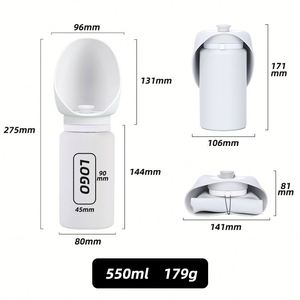 Compact Silicone Pet Travel <b>Bottle</b> Anti Leak Three Matte Color for <b>Dog</b> Outdoor Activity - Product Image 4