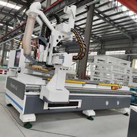Máquina Router CNC con Cambio Automático de Herramienta Directo de Fábrica, Centro de Mecanizado CNC para Madera 1325 con ATC