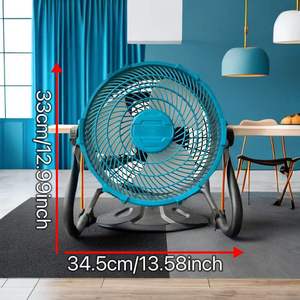 KHC Multipurpose DIY Brushed Motor 21V Portable Fan Cordless Desk Lithium <b>Battery</b> <b>Rechargeable</b> Outdoor - Product Image 3