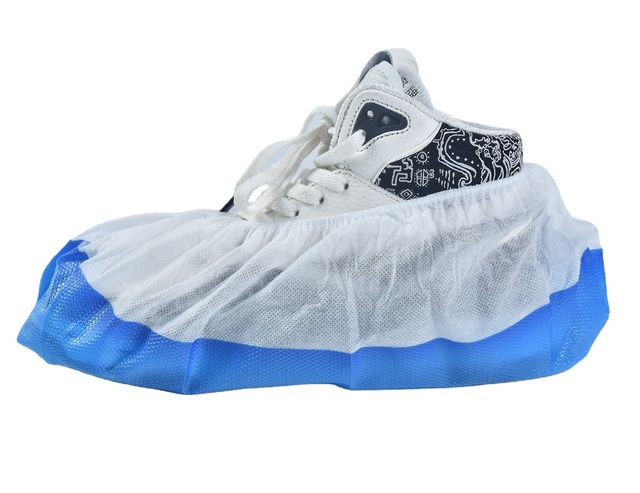 Disposable Pp+cpe Shoe Boot Covers WaterProof Non Slip Household Foot Cover