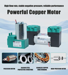 Bomba de Vacío de Diafragma Silenciosa KaiMeng de 12W/24W, Potencia ≤65db, para Equipos de Automatización de Monitoreo de Gases, Belleza y Fisioterapia - Product Image 4