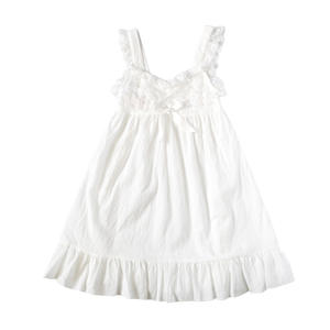 Vestido Blanco de Diseño de Alta Calidad para Niñas, Popular en Compras en Línea, Ropa Infantil al por Mayor en Estados Unidos - Product Image 1