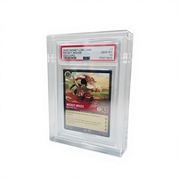 Étui de présentation rectangulaire personnalisé pour cartes ETB avec couvercle magnétique, en acrylique, résistant aux UV, pour cartes de jeu