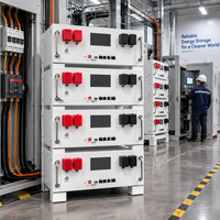 Système de stockage d'énergie monté sur rack 100Ah pour l'énergie solaire industrielle, la sauvegarde de batterie commerciale et les projets d'énergie renouvelable