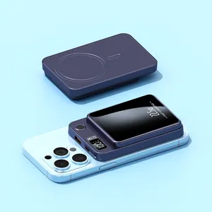 Pd 22.5w 마그네틱 Powerbank 마그네틱 무선 전원 은행 자기 전원 은행 mini10000mah 전원 은행