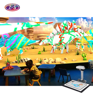 Interactieve Indoor <span class=keywords><strong>Ar</strong></span> Wall Projectieapparatuur 8 Games Voor Levend Tekenen Scannen Schilderij Hologram Projector Voor Weergave - Product Image 5