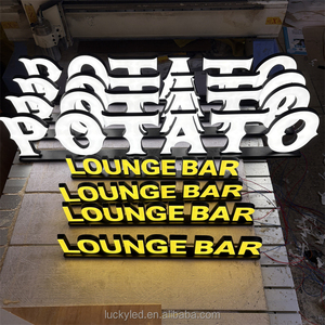 Tùy chỉnh bảng TOP LED hiển thị tên thương hiệu trong Nhà Biển Báo Kinh Doanh truy cập Acrylic thư miễn phí đứng dấu hiệu - Product Image 4