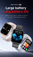 Montre connectée au prix d'usine, fréquence cardiaque réelle, compteur de pas, suivi du sommeil, rappel de messages, écran tactile sportif, montre Android