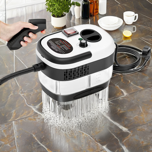 เครื่องทำความสะอาดด้วยไอน้ำแบบเปียกแห้ง2500W เครื่องทำความสะอาดด้วยไอน้ำแบบพกพาใช้ไฟฟ้าใช้ในครัวฆ่าเชื้อที่อุณหภูมิสูงใช้ในครัวเรือนล่าสุด - Product Image 1