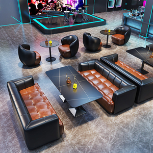 Fábrica al por mayor comercial personalizado cigarro <span class=keywords><strong>Hookah</strong></span> <span class=keywords><strong>Bar</strong></span> muebles salón KTV cuero madera <span class=keywords><strong>Bar</strong></span> contador moderno madera maciza <span class=keywords><strong>BAR</strong></span> Set - Product Image 1
