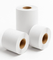 Rouleau de papier thermique pour imprimante POS 80x80mm et 3-1/8 pouces avec rouleau de papier inclus