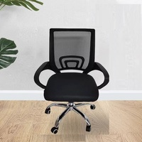 Chaise de bureau ergonomique pivotante contemporaine en maille respirante, réglable en hauteur