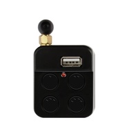 Télécommande sans fil 433 MHz de type D4 avec copie de code, transmetteur USB rechargeable pour ouvre-porte de garage et ouvre-fenêtre de voiture YET2205