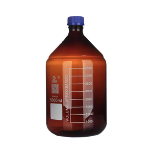 TIANLIAN TL-BL60C <b>Lab</b> 1L 2L 3L 5L 10L High Borosilicate Glass Reagent <b>Bottles</b> Clear Amber Blue Screw Lid Cap 2500ml 5000ml - Product Image 4