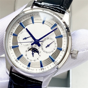 Montre automatique mécanique de luxe pour homme de haute qualité, 40 mm, verre saphir, acier inoxydable, résistante à l'eau, aiguilles - Product Image 4