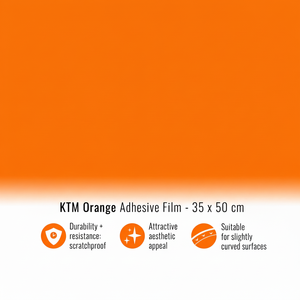 Film de protection de peinture auto-cicatrisant orange 35x50 cm teinte de fenêtre à changement de couleur pour usage intérieur - Product Image 1