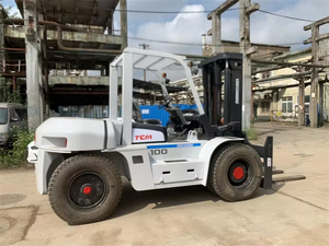 Montacargas Diésel Usado TCM 100 de 10 Toneladas, de Segunda Mano, para Construcción, Alto Rendimiento, TCM FD100 en Venta, en Buenas Condiciones - Product Image 3