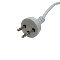 Cable de alimentación de 3 pines de Israel para computadoras de escritorio y electrodomésticos