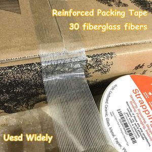 Cinta de Filamento de Fibra de Vidrio de una Sola Cara Personalizada de Fábrica, Cinta de Embalaje de Cartón Reforzada con Fibra Unidireccional - Product Image 5