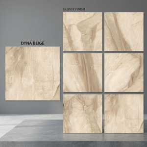 Azulejos de porcelana Elias White de 800x800 mm con acabado brillante inspirados en la elegancia clásica del mármol blanco. - Product Image 5