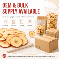 Gourmet Bakdecoratie Gedroogde Appelchips Lage Temperatuur Gedroogd Zonder Toegevoegde Suiker Bulk Culinaire Kwaliteit 100% Natuurlijk 24 Maanden Houdbaar