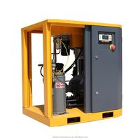 Conception compacte économe en énergie de compresseur d'air de vis monophasé 220V 11kw 15kw pour des ateliers et des petites entreprises