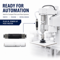 Generador de Vacío Neumático en Línea ZV/ZU05S ZU07S ZU07L VML1004/1006/1008 con Fuerte Succión para Automatización Industrial