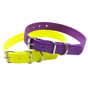 <span class=keywords><strong>Collar</strong></span> de perro de nailon con hebilla de Metal de PVC de goma, característica separable de poliéster sólido, accesorios protectores para animales de compañía con luces - Product Image 4
