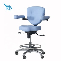 Équipement dentaire, accoudoir, réglage du dossier, siège souple, tabouret de dentiste ergonomique, chaise de Microscope dentaire
