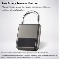 Serrure électrique Tuya, étanche, intelligente, sans clé, avec lecteur d'empreintes digitales, cadenas USB, antivol, pour vélo, casier de gym, bagages