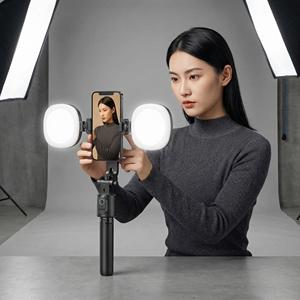 Stabilisateur de téléphone portable intelligent et portable à suivi facial IA, rotatif à 360°, pour <span class=keywords><strong>TikTok</strong></span>, Live et Vlog - Meilleure vente - Product Image 4