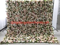 Panneaux décoratifs de mariage, mur de fleurs artificielles en pivoines