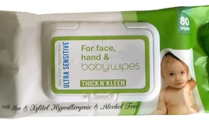 कारखाने की आपूर्ति डर्मेटोलॉजिकल रूप से परीक्षण जैविक चिपचिपा चेहरा और हाथ बेबी वाइप्स - Product Image 3