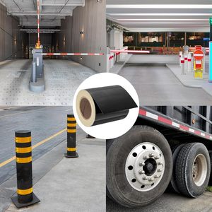 Bande adhésive flexible en PP imperméable noire en acrylique pour l'étanchéité des portes et fenêtres - Product Image 5