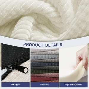 <span class=keywords><strong>Sofa</strong></span> Modular Bentuk L dari Busa Corduroy, Produk yang Dapat Disesuaikan, Dikemas Vakum dan Terkompresi, Set <span class=keywords><strong>Sofa</strong></span> Modular Busa untuk Furnitur - Product Image 2