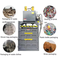Petite machine de recyclage de déchets en plastique compacteur de presse de bouteilles et de déchets en plastique PET machines à balles efficaces