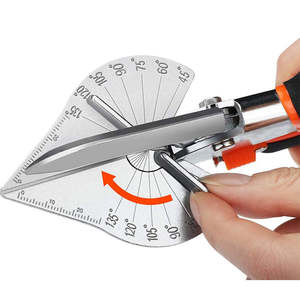 <span class=keywords><strong>Cisaille</strong></span> <span class=keywords><strong>à</strong></span> onglets multi-angles réglable avec lames de rechange Cisailles <span class=keywords><strong>à</strong></span> onglets 45-135 ° pour bois en plastique PVC - Product Image 1