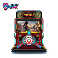Taman warna-warni harga yang baik kualitas tinggi Punching Arcade mesin permainan dioperasikan koin menembak permainan Fire Sniper